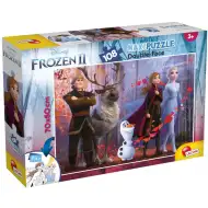 Snježno kraljevstvo 2 2-u-1 puzzle od 108 komada i bojanka 70x50 cm - Lisciani