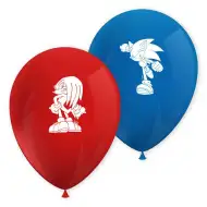 Sonic jež Sonic lateks baloni set od 8 komada