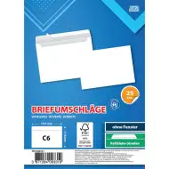 Spirit: Bijela omotnica C6 11,4x16,2cm pakiranje od 25 komada