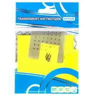 Spirit: Prozirni žuti samoljepljivi označivač stranica 75x75mm