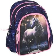 Spirit: Školska torba s uzorkom bijelog konja, ruksak 24x13x31cm