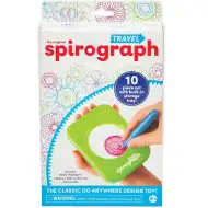 Spirograf: Putni spirograf s kutijom za pohranu u kompaktnoj veličini, set od 10 komada
