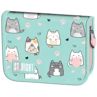 St.Right Charming Cats pernica na preklop s mačkama PC03 20,5x14x3,5 cm