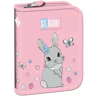 St.Right Cute Rabbit pernica na preklop s uzorkom zečića PC03 20,5x14x3,5 cm
