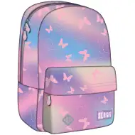 St.Right Pink butterfly ružičasta školska torba s leptirima, ruksak BP33 40x27x17 cm