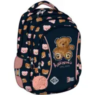 St.Right Teddy Bear školska torba s medvjedićem, ruksak BP26 39x27x17cm