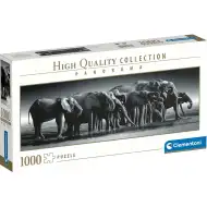 Stado slonova HQC 1000-dijelni Panoramski puzzle - Clementoni