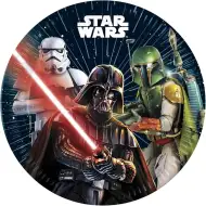 Star Wars set papirnatih tanjura od 8 komada, promjera 23 cm.