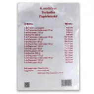 Tehnički papir za 4. razred, set od 25 komada