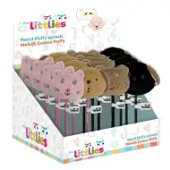 The Littlies: Olovka s mekanom životinjskom glavom, razne vrste, 1 komad