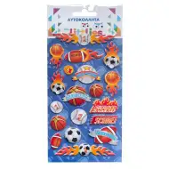 The Littlies: Sportski 3D pufasti set naljepnica 10x22 cm
