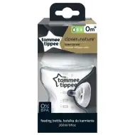 Tommee Tippee: Closer To Nature prozirna bočica za bebe 260 ml (0 mjeseci+)