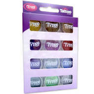 TyToo: Set dodatnih boja – šljokice u prahu 12 x 2,5 ml