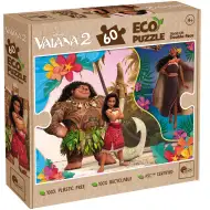 Vaiana 2 u 1, ekološka slagalica od 60 dijelova i bojanka 70x50 cm – Lisciani