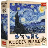 Van Gogh: Zvjezdana noć drvena slagalica od 200 dijelova - Trefl