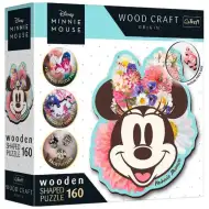 Wood Craft: Disney - Stilizirani Minnie Mouse 160 komada premium drveni puzzle - Trefl