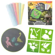 World of Dinosaur: Set asfalta s kredama s predloškom dinosaura