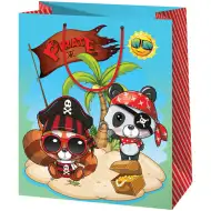 Životinjski pirati normalne veličine ekskluzivna poklon vrećica 11x6x14cm