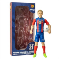Akcijska figura nogometaša, 20 cm - Barcelona, F. De Jong u dresu s brojem 21