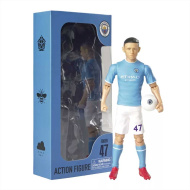 Akcijska figura nogometaša, 20 cm - Manchester City, Foden s brojem 47 na dresu