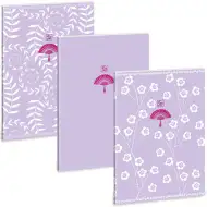 Ars Una: Soft Touch Purple Spring ekstra točkasta bilježnica A/4