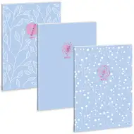 Ars Una: Soft Touch Skyblue Spring bilježnica sa linijama A/4
