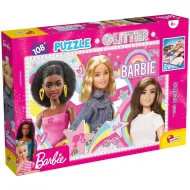 Barbie najbolje prijateljice, sjajni puzzle od 108 dijelova, 50x35 cm - Lisciani