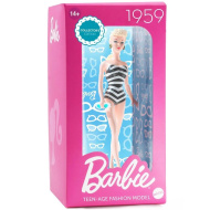 Barbie tinejdžerski modni model 1959 kolekcionarska lutka 15 cm