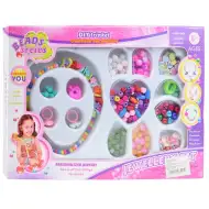 Beads Series: Set za izradu nakita sa ogrlicom, prstenje sa 500+ bisera