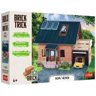 Brick Trick gradimo od cigle: Kućica s garažom građevinski set od 290 dijelova - Trefl