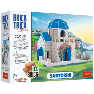 Brick Trick gradimo od cigle: Santorini građevinski set od 210 dijelova - Trefl