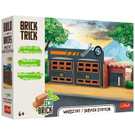 Brick Trick gradimo od cigle: Servisna stanica građevinski set od 150 dijelova - Trefl