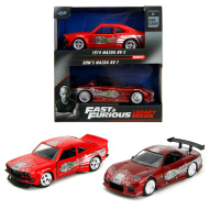 Brzi i žestoki: Domov Mazda RX-7 i Mazda RX-3 iz 1974. set metalnih autića – Jada Toys