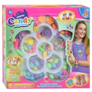 Candy PopBead: Set perli za izradu nakita od 105 komada s perlama u boji, prstenjem i dodacima