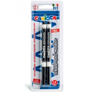 Carioca Whiteboard crni flomaster za ploču 2kom