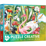 Creative Rajske ptice 500-dijelna bojanka slagalica - Trefl