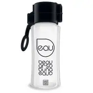 Crna prozirna boca 450ml