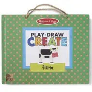 Crtanje koje se može izbrisati, set za igranje magnetska farma - Melissa &amp; Doug