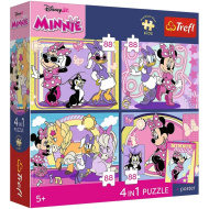 Disney Minnie Mouse - Premium Plus Kids slagalica 4 x 88 dijelova - Trefl