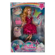 Dream Girl lutka u pink koktel haljini sa dodacima 29cm