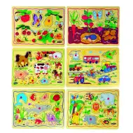 Drveni puzzle - 6 vrsta - Woodyland