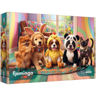 Flamingo by puzzle Odijevajuće kućne životinje puzzle od 400 dijelova - Trefl