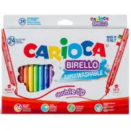 Flomasteri sa duplim vrhovima 24 kom - Carioca
