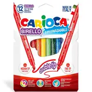 Flomasteri u boji sa dva vrha 12kom - Carioca