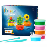 Hey Clay: Kreativni set plastelina za ljubitelje biljaka – set od 15 komada