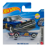 Hot Wheels: 1963 Ford Galaxie autić 1/64 - Mattel