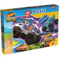 Hot Wheels Monster Trucks slagalica od 48 dijelova 35x25 cm - Lisciani