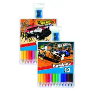 Hot Wheels set šarenih bojica od 12 kom.