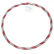 Hula hoop obruč od 37 cm u ljubičasto-srebrnoj boji