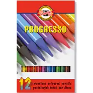 ICO: Progresso pastelne bojice 12 kom Koh-I-Noor